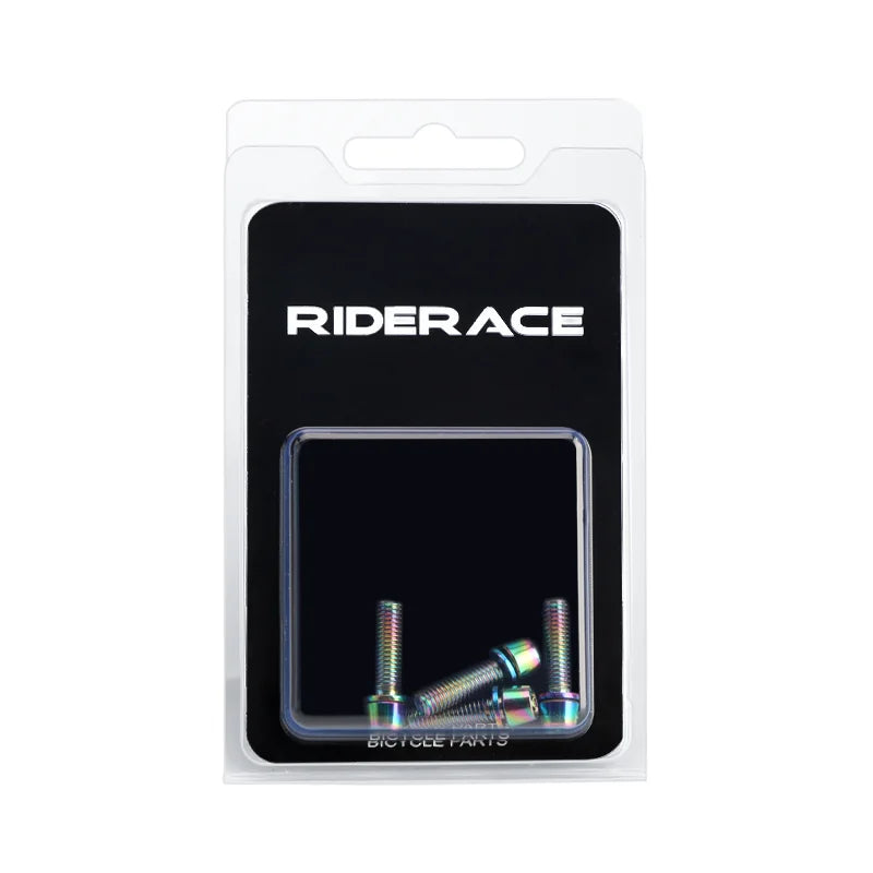 4Pcs/Set Bicycle Water Bottle Cage Screw M5*18mm Stainless Steel Hex Socket Screws Air Pump Bracket Fixed Bolts Bike Accessories