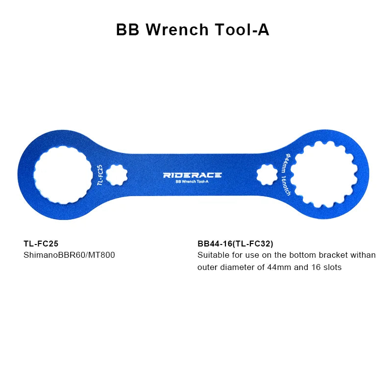 Bicycle DUB BB Bottom Brackets Wrench 44/46mm 16 24 Notch Bike Bottom Bracket Install Repair Tool For Shimano BBR60 MT800 MT9100