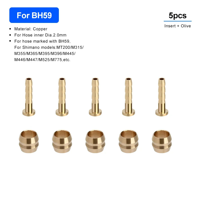 Bicycle Oil Needle Brake Olive Head Bike Hydraulic Disc Brake Hose Connector For BH90/59 SRAM MAGURA TEKTRO Brake Insert Needle