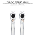 Bicycle Ratchet Spanner Set Quick Release Socket Repair Tools 1/4 Allen Key Wrench Screwdriver Hand Tool Bike Repair Accessories