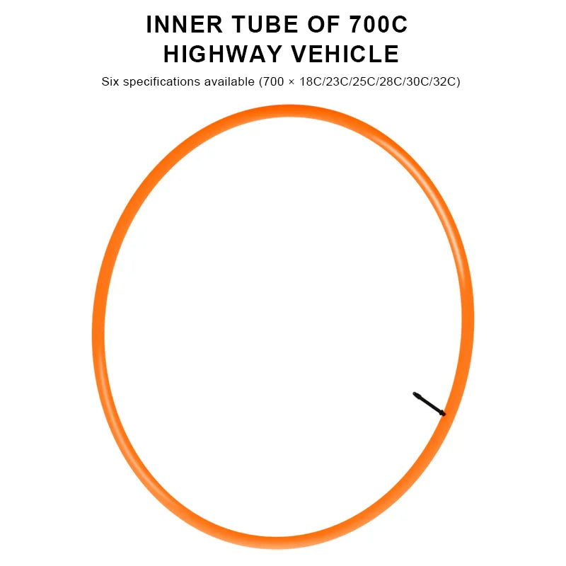 Bike Inner Tube 700Cx18 25 28 32 Ultralight TPU Material Road Bicycle Tire 65mm Length French Presta Valve Cycling Accessories