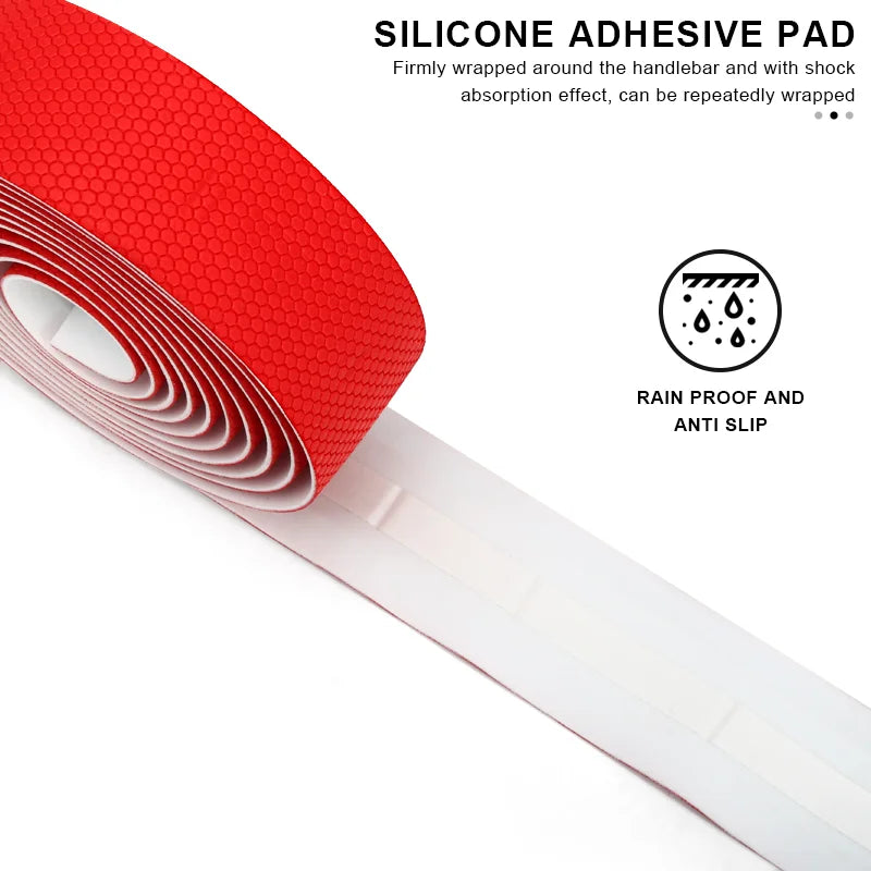 Road Bike Handlebar Tape With 2 Bar Plugs Non-Slip Shock Absorbing Bicycle Bar Tape PU EVA  Soft Comfortable Cycling Accessories