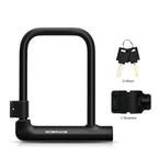 Bicycle Locks U Shape Multipurpose Anti-Theft Safe Alloy Lock Portable Reinforced With 2 Key For Electric Scooter MTB Motorbike