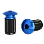 1 Pair Bike Handlebar End Plugs Multi-Color Aluminum Alloy Mountain Road Bicycle Handlebar Grips Plugs Caps MTB Accessories