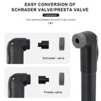 Portable Bicycle Hand Air Pump Schrader/Presta Valve Bike Tire Hand Inflator Ultraligh Outdoor Riding Pump Cycling Accessories