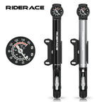 160PSI Bike Pump With Gauge Aluminium Alloy CNC Bicycle Hand Tire Air Inflator Schrader Presta Valve AV FV Cycling Accessories