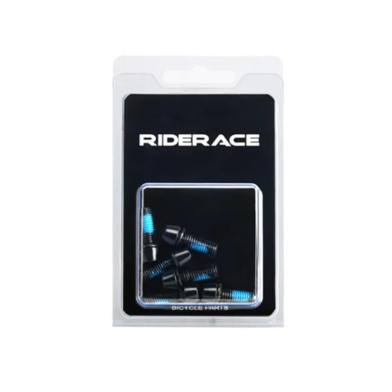 6Pcs/Set Bicycle Disc Brake Caliper Bolt Clamp Fixed Screws M6*18mm Alloy Steel Mountain Bike Disc Brake Caliper Fixed Screw