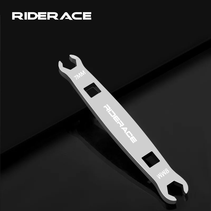 MTB Road Bike Oil Pipe Torque Wrench 2 In 1 Oil Brake 7-8mm Open Pipe Locking Screw Wrench Bicycle Brake Locking Repair Tool