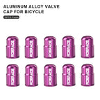 Bike Tire Valve Caps Waterproof Dustproof Aluminum Alloy Ultralight MTB Road Bicycle Tyre Gas Nozzle Cover For Av Schrader Valve