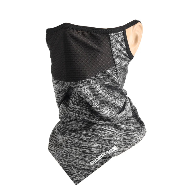 Cycling Face Mask Filter Dust-Proof Bike Half Face Mask Ice Silk Sports Bandana Breathable Sun Protection Sports For Men Women