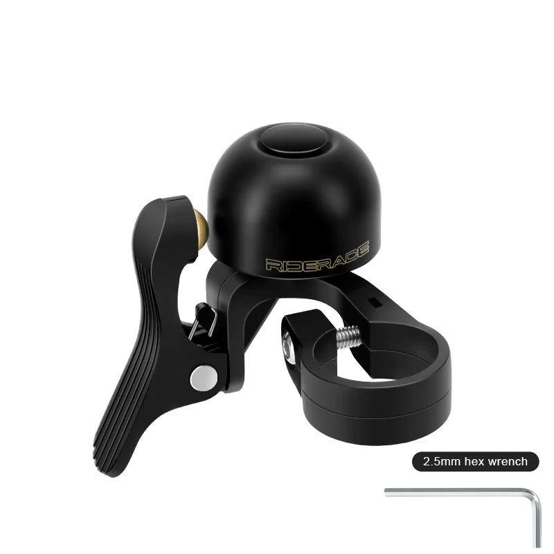 Bicycle Bell Clear Long Sound Horn Copper MTB Road Bike Handlebar Bell Safety Warning Alarm For 22.2mm Cycling Accessories