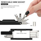 20 In 1 Bicycle Repair Tool Multifunction Foldable Chain Splitter Cutter Hex Spoke Wrench Tyre Lever Bike Screwdriver Wrench
