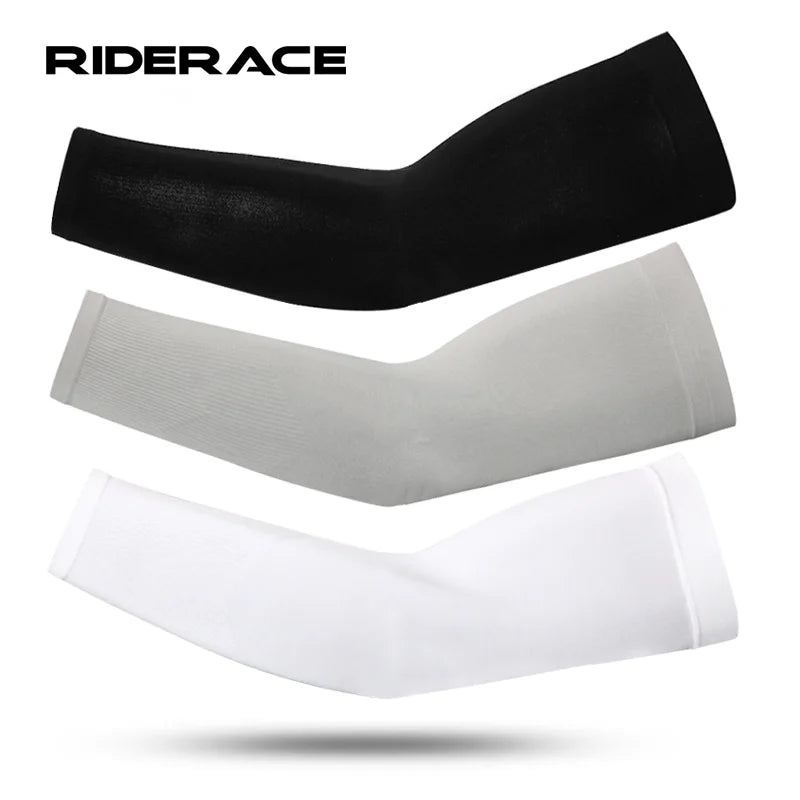 Summer Arm Sleeves Quick Dry Breathable Outdoor Sports Running Fitness Sun Protection Long Arm Cover Cycling Sport Sleeve Cover