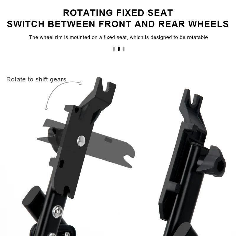 Bicycle Foldable Wheel Rim Adjusting Corrector Platform MTB Road Bike Hub Repair Tool Cycling Home Machinery Repairing Tool