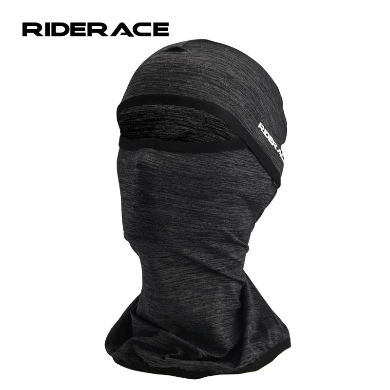 Summer Cycling Full Face Mask Balaclava Sun Protection Breathable Bike Cap Ice Silk Cool For Fishing Hiking Outdoor Riding Cap