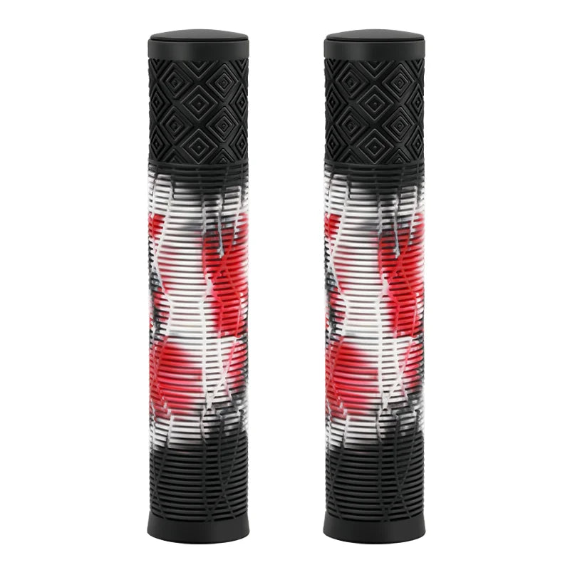 165mm Lengthening Bicycle Grips Rubber Soft Comfortable Non-Slip Shock-Absorbing Colorful Bike Grips For 22.2mm Scooter BMX