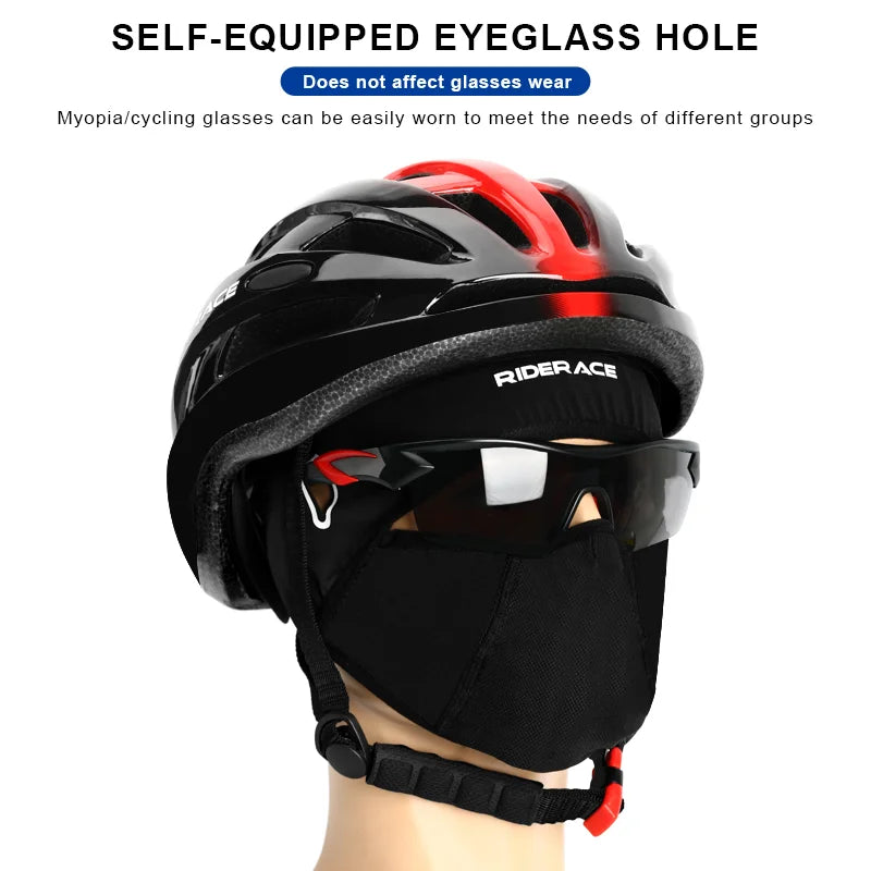 Cycling Cap With Mask Summer Sun Protection Quick-Drying Sports Headwear Balaclava Full Face Cover Breathable Comfortable