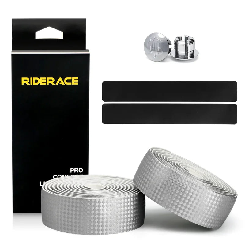 Road Bicycle Handlebar Tape Comfortable Soft PU+EVA Material Bike Handlebar Tape Non-Slip Shock Absorbing Belt Racing Wrap Tape