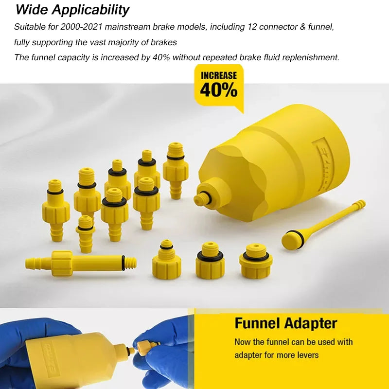 Bicycle Hydraulic Disc Brake Oil Bleed Kit Tools For SHIMANO,SRAM, MAGURA,Avid,Series MTB Road Bike Brake Repair Tool Universal