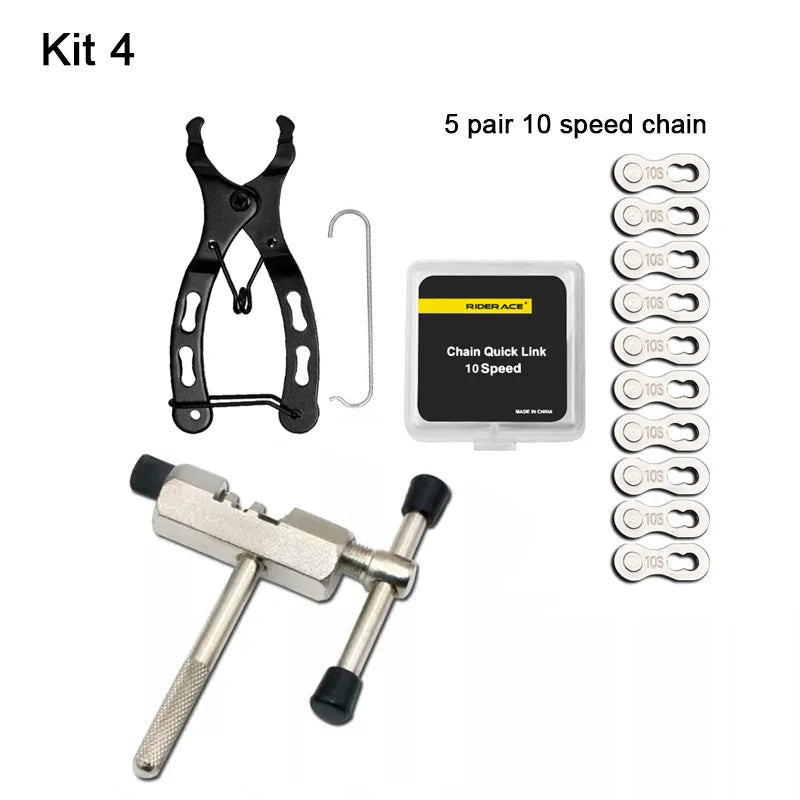 Bicycle Repair Tool Kits Mini Chain Link Pliers 6/7/8/9/10/11/12 Speed Magic Buckle Chain Breaker MTB Road Bike Accessories