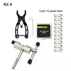Bicycle Repair Tool Kits Mini Chain Link Pliers 6/7/8/9/10/11/12 Speed Magic Buckle Chain Breaker MTB Road Bike Accessories