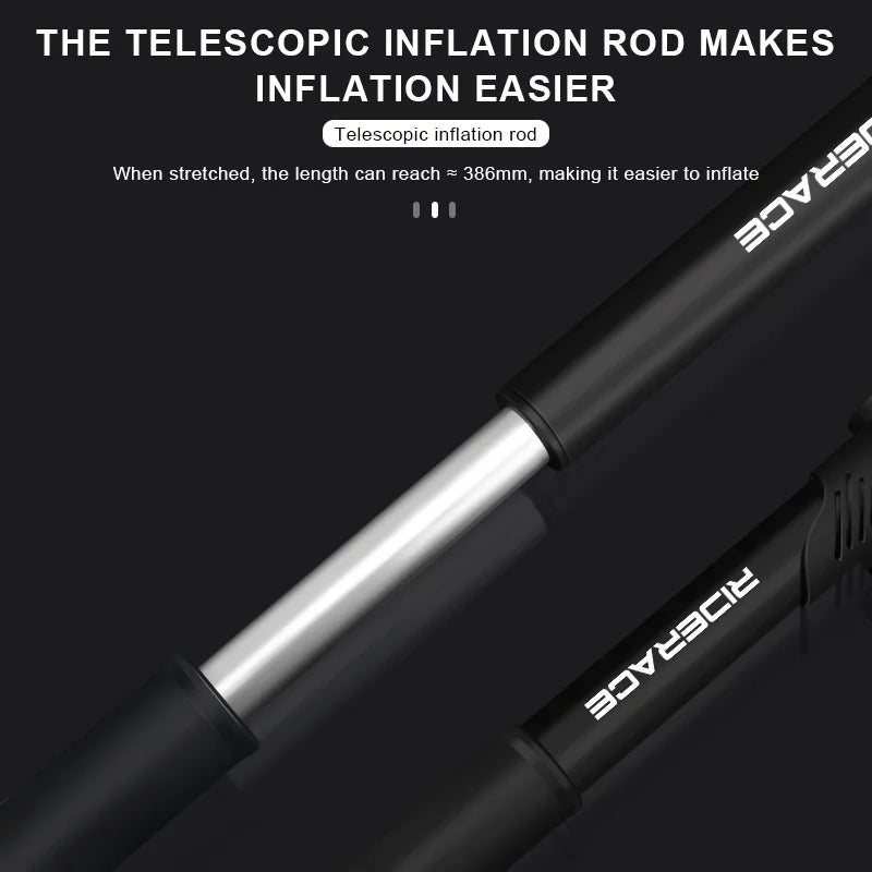 Portable Bicycle Pump Aluminum Alloy Multicolour Bike Hand Air Pump Outdoor Cycling Inflator For Schrader Presta AV/FV Valve