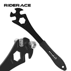Bicycle Pedal Wrench Extra Long Handle Stainless Steel Sturdy Durable Bike Pedals Install Remover Removal Replace Repair Tool