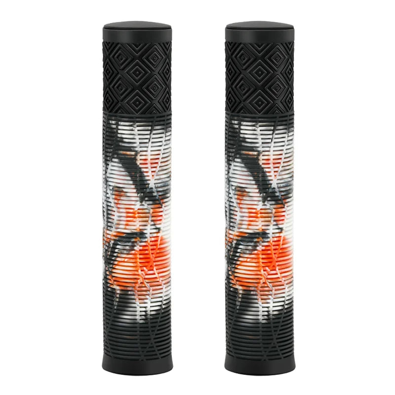 165mm Lengthening Bicycle Grips Rubber Soft Comfortable Non-Slip Shock-Absorbing Colorful Bike Grips For 22.2mm Scooter BMX