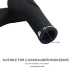 Bicycle Handlebar Grips TPR Ergonomic Rubber Handle Non-Slip Shock Absorption Mountain Bike Handlebar Cover Double Side Lock On