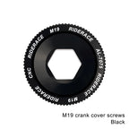 Bicycle Crank Arm Fixing Bolt Crankset Nut Aluminum Alloy MTB Bike Crank Cover Screw Cap M18 M20 Bolt For Shimano Crank Bolt Cap