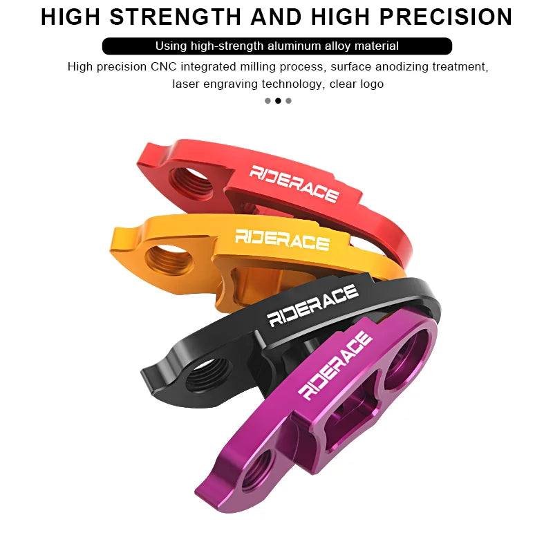 Bicycle Rear Derailleur Hanger Extension Aluminum Alloy Bike Frame Gear Tail Hook Extender Converter Extension Adapter 34-52T