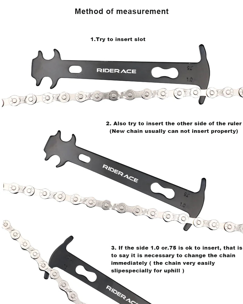Bike Repair Tool Kit Bicycle Chain Breaker Splitter Cutter Chain Wear Checker For 6/7/8/9/10/11/12 Speed Joint Magic Buckle