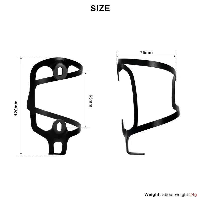 Bicycle Bottle Cages Aluminium Alloy Lightweight Bike Bottle Holder Outdoor Sport Riding Drink Kettle Rack Cycling Accessories