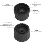 5 in 1 Bicycle Bottom Bracket Removal Install Tool Bike BB Wrench Fits 12/16 Notch OD 39mm 41mm 44mm 46mm 49mm Bearing Cup