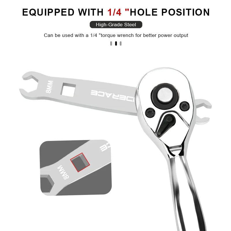 MTB Road Bike Oil Pipe Torque Wrench 2 In 1 Oil Brake 7-8mm Open Pipe Locking Screw Wrench Bicycle Brake Locking Repair Tool