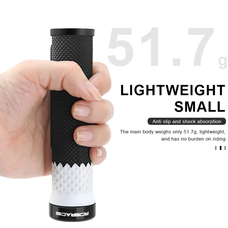 1Pair MTB Bicycle Handlebar Grips Rubber Anti-Skid Shock-Proof Comfortable Bike Handlebar Cover For 22.2mm Cycling Accessories