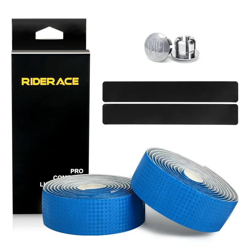 Road Bicycle Handlebar Tape Comfortable Soft PU+EVA Material Bike Handlebar Tape Non-Slip Shock Absorbing Belt Racing Wrap Tape