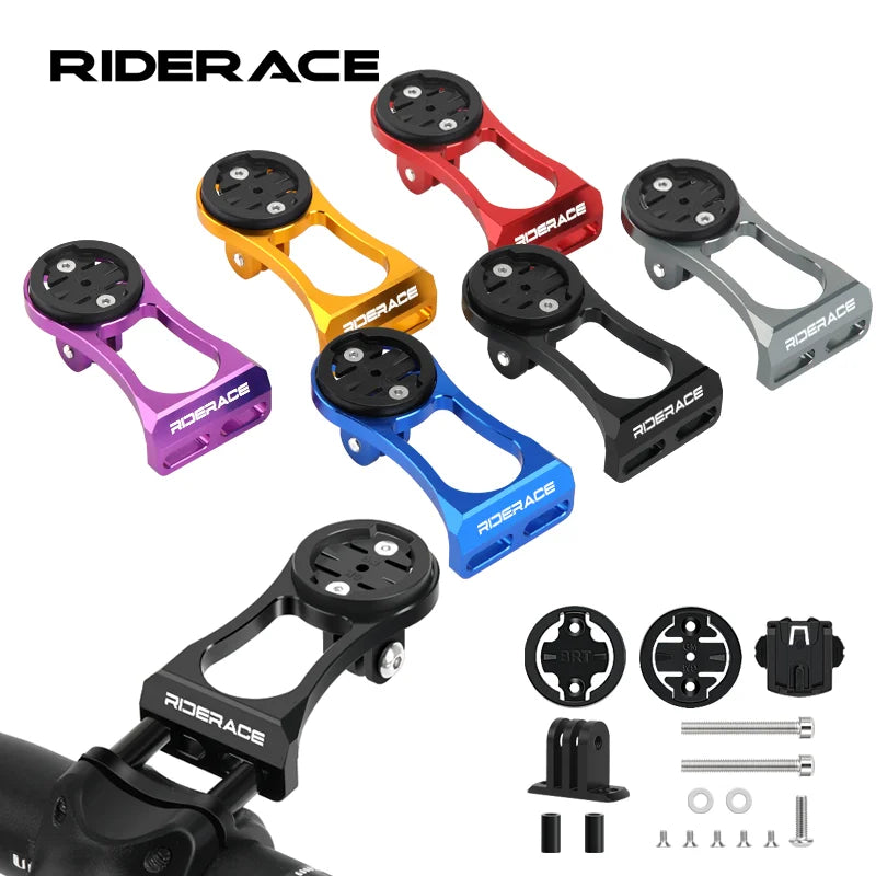 Bicycle Computer Camera Holder Aluminum Alloy Bike Handlebar Mount Stopwatch Speedometer Bracket For Garmin Edge Bryton Cateye
