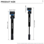 120PSI Bicycle Pump With Gauge Portable Outdoor Riding Inflator MTB Road  Bike Air Shock Pump For Schrader Presta AV FV Valve