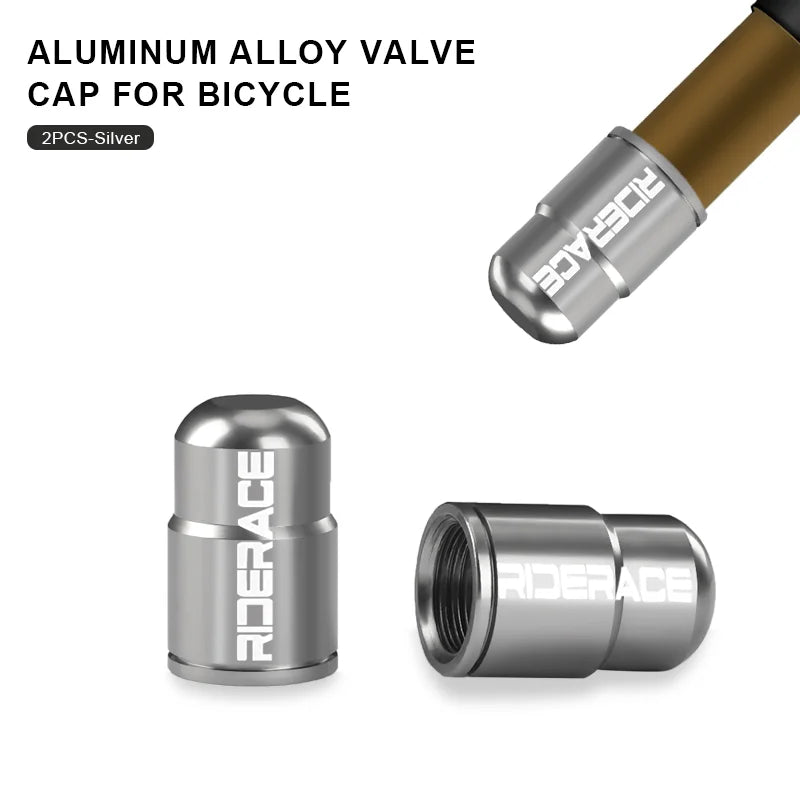 Bike Tire Valve Caps Waterproof Dustproof Aluminum Alloy Ultralight MTB Road Bicycle Tyre Gas Nozzle Cover For Av Schrader Valve