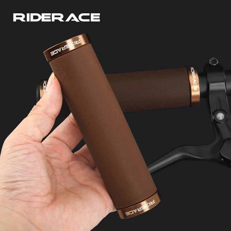 Bicycle Handlebar Cover Integrated Rubber Anti-Slip Shockproof Ergonomic MTB Mountain Bike Handle Bar Cuffs BMX Cycling Parts