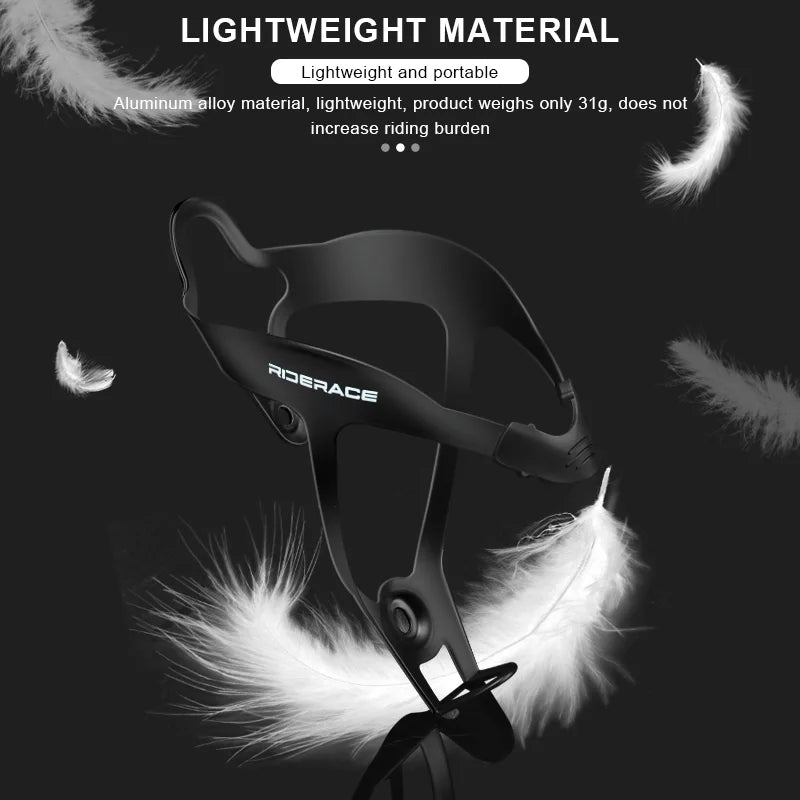 Bicycle Water Bottle Cage Lightweight Aluminium Alloy MTB Road Bike Bottle Holder Drink Cup Mount Black Cycling Accessories