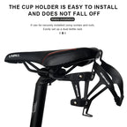 Bicycle Bottle Cages Rack Adapter Bike Saddle Extension Bracket Drink Cup Cage Adapter Lightweight Universal Cycling Accessories