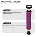 Bicycle Handlebar Grips Non-Slip Shockproof Comfortable Rubber Mountain Bike Handlebar Cover Ergonomic MTB Cuffs Lock On Ring