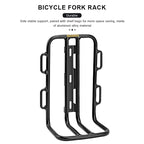 Bicycle Front Fork Shelf MTB Road Bike Front Rack Carrier Outdoor Touring Load Bearing Luggage Shelf Bracket Cycling Accessories