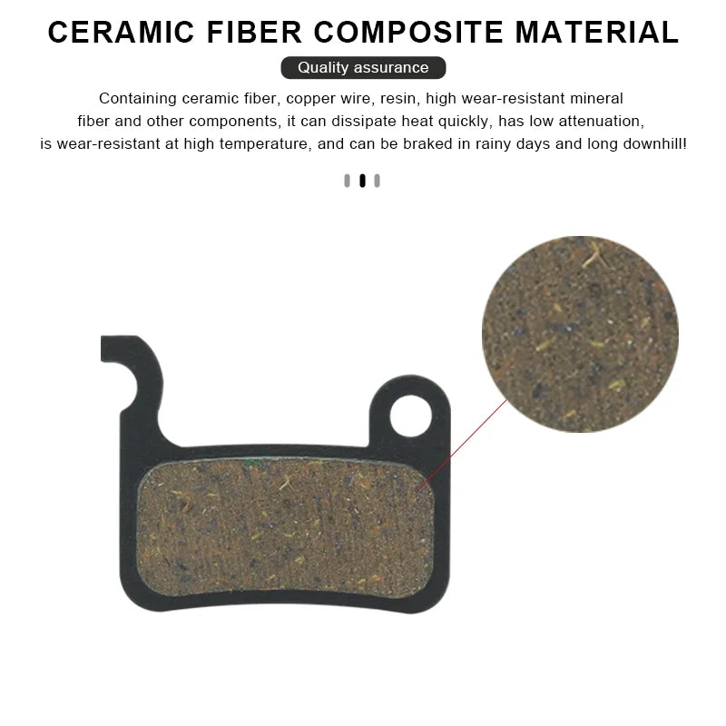 1/2/4/6/10Pair Bike Disc Brake Pads Resin Semimetallic MTB Hydraulic Brake Pads Bicycle Brake Pad For Shimano A01S M06 M07 M975