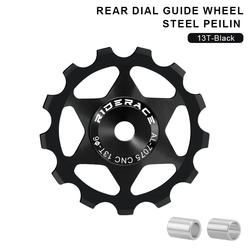 11T 13T Bicycle Pulley Rear Derailleur Multicolour MTB Road Bike Wheel Guide Bearing Jockey Pulley For Shimano Sram 4mm 5mm 6mm