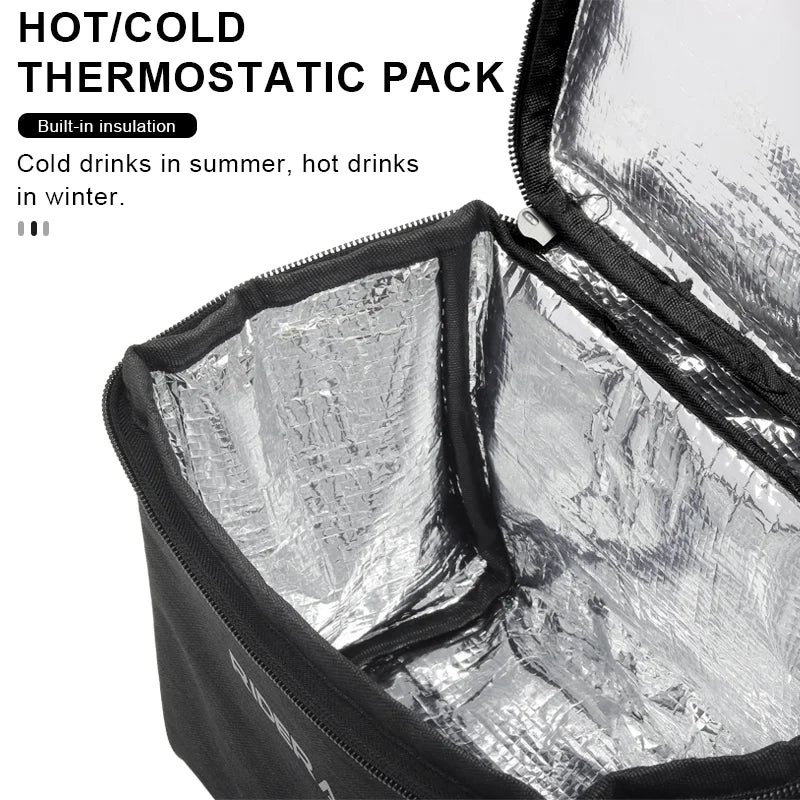 Bicycle Front Handlebar Bag With Touch Screen Bike Handlebar Bag Thermal Multifunctional Portable Outdoor Cycling Accessories