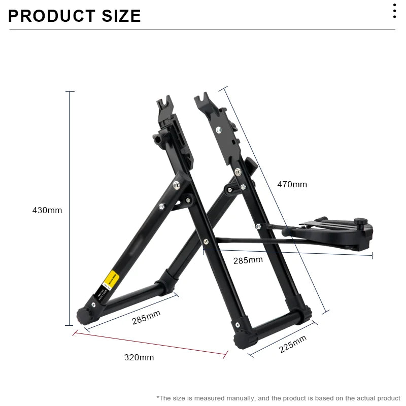 Bicycle Foldable Wheel Rim Adjusting Corrector Platform MTB Road Bike Hub Repair Tool Cycling Home Machinery Repairing Tool