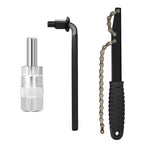 Bike Repair Tool Kits Cassette Sprocket Sleeve Bicycle Cassette Sprocket Removal Wrench Chain Whip Cycling 8Mm Allen Wrench